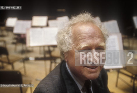 Austrian conductor and chorus master Norbert Balatsch, 1995 / Il direttore dorchestra e maestro del coro Norbert Balatsch, 1995 - ©Marcello Mencarini/Rosebud2