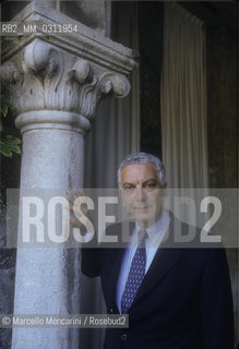 Venice Lido, Venice Film Festival 1998. Venice Biennale President Paolo Baratta / Lido di Venezia, Mostra del Cinema di Venezia 1998. Il Presidente della Biennale di Venezia Paolo Baratta - ©Marcello Mencarini/Rosebud2