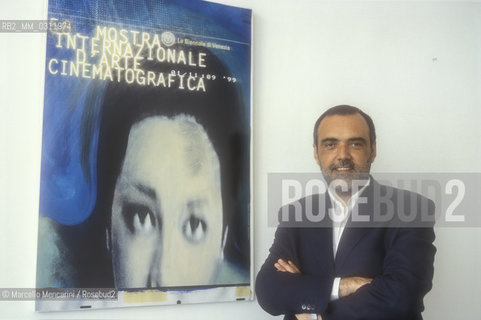 Venice Lido, 1999. Venice Film Festival director Alberto Barbera / Lido di Venezia, 1999. Il direttore della Mostra del Cinema di venezia Alberto Barbera - ©Marcello Mencarini/Rosebud2