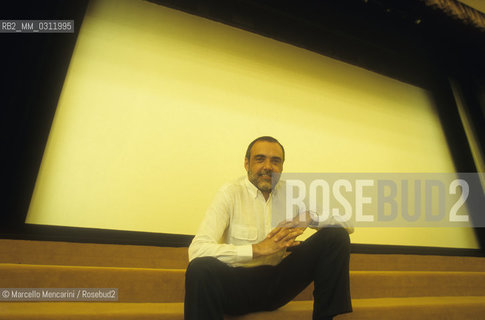 Venice Lido, 1999. Venice Film Festival director Alberto Barbera in the Sala Grande (great hall) of the Cinema Palace / Lido di Venezia, 1999. Il direttore della Mostra del Cinema di Venezia Alberto Barbera nella Sala grande del Palazzo del Cinema - ©Marcello Mencarini/Rosebud2