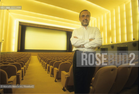 Venice Lido, 1999. Venice Film Festival director Alberto Barbera in the Sala Grande (great hall) of the Cinema Palace / Lido di Venezia, 1999. Il direttore della Mostra del Cinema di Venezia Alberto Barbera nella Sala grande del Palazzo del Cinema - ©Marcello Mencarini/Rosebud2