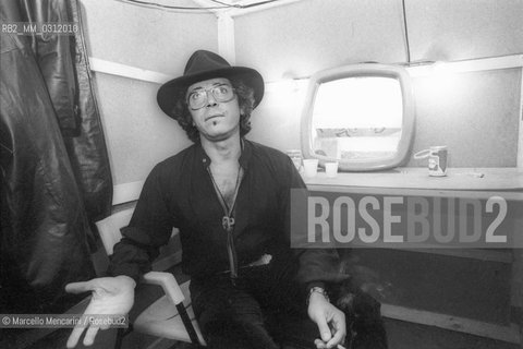 Jazz saxophonist Gato Barbieri, 1979 / Gato Barbieri, sassofonista jazz, 1979 - ©Marcello Mencarini/Rosebud2