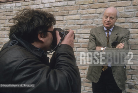 Venice, 1998. Italian art and literature critic Renato Barilli / Venezia, 1998. Il critico darte e letterario Renato Barilli - ©Marcello Mencarini/Rosebud2