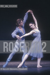 Ballet dancers Mikhail Baryshnikov and Susan Jaffe in Other Dances, about 1980 / I ballerini Mikhail Baryshnikov e Susan Jaffe in Other dances, 1980 circa - ©Marcello Mencarini/Rosebud2