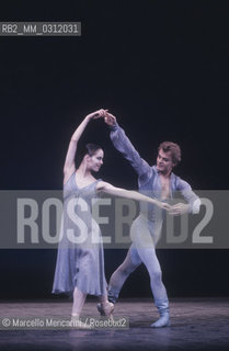 Ballet dancers Mikhail Baryshnikov and Susan Jaffe in Other Dances, about 1980 / I ballerini Mikhail Baryshnikov e Susan Jaffe in Other dances, 1980 circa - ©Marcello Mencarini/Rosebud2