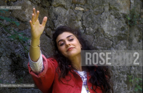 Rome, 1992. Opera singer Cecilia Bartoli / Roma, 1992. La cantante lirica Cecilia Bartoli - ©Marcello Mencarini/Rosebud2