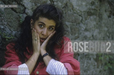 Rome, 1992. Opera singer Cecilia Bartoli / Roma, 1992. La cantante lirica Cecilia Bartoli - ©Marcello Mencarini/Rosebud2