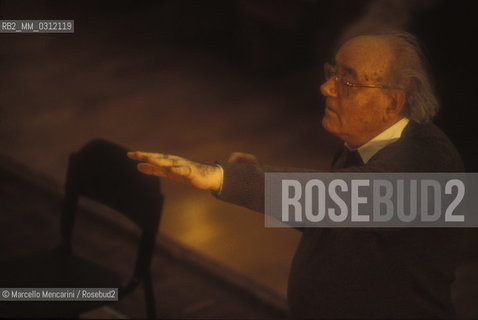 Italian choir master Domenico Bartolucci 1995 / Il maestro del coro Domenico Bartolucci - ©Marcello Mencarini/Rosebud2