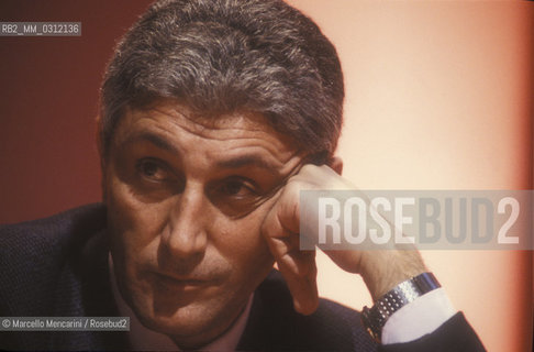 Rome, October 1990. Italian Communist politician Antonio Bassolino at the Planning Conference of his Party (PCI) / Roma, ottobra 1990. Il politico comumnista Antonio Bassolino alla Conferenza programmatica del suo partito (PCI) - ©Marcello Mencarini/Rosebud2