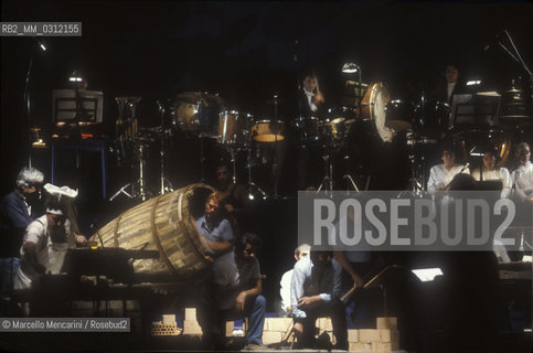 Venice Music Biennale 1991. Performance of Experimentum Mundi by composer Giorgio Battistelli / Biennale Musica di Venezia 1991. Esecuzione di Experimentum Mundi di Giorgio Battistelli - ©Marcello Mencarini/Rosebud2
