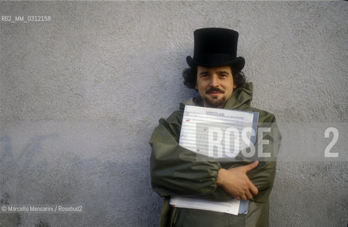 Venice Music Biennal 1991. Italian composer Giorgio Battistelli / Biennale Musica di Venezia 1991. Il compositore Giorgio Battistelli - ©Marcello Mencarini/Rosebud2