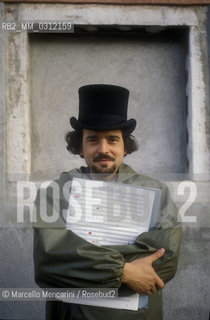 Venice Music Biennal 1991. Italian composer Giorgio Battistelli / Biennale Musica di Venezia 1991. Il compositore Giorgio Battistelli - ©Marcello Mencarini/Rosebud2