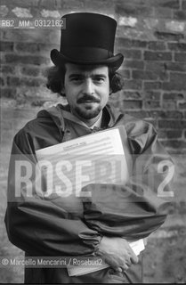 Venice Music Biennal 1991. Italian composer Giorgio Battistelli / Biennale Musica di Venezia 1991. Il compositore Giorgio Battistelli - ©Marcello Mencarini/Rosebud2