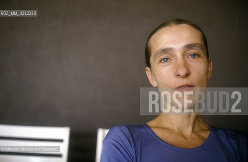 Venice, 1985. German choreographer Pina Bausch at Venice Biennale Theater for a retrospective dedicated to her  / Venezia, 1985. La coreografa tedesca Pina Bausch alla Biennale Teatro che le dedica una retrospettiva - ©Marcello Mencarini/Rosebud2