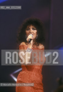 Sanremo Music Festival 1988. Marcella Bella sings Dopo la tempesta / Festival di Sanremo 1988. Marcella Bella canta Dopo la tempesta - ©Marcello Mencarini/Rosebud2
