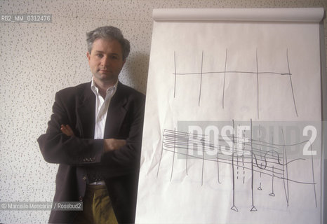 British composer George Benjamin, 1995 / Il compositore inglese George Benjamin, 1995 ©Marcello Mencarini/Rosebud2