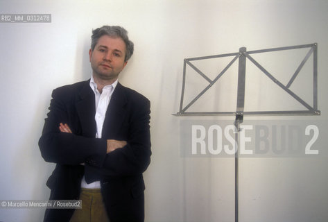 British composer George Benjamin, 1995 / Il compositore inglese George Benjamin, 1995 ©Marcello Mencarini/Rosebud2