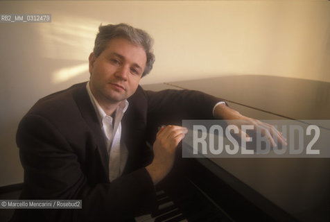 British composer George Benjamin, 1995 / Il compositore inglese George Benjamin, 1995 ©Marcello Mencarini/Rosebud2