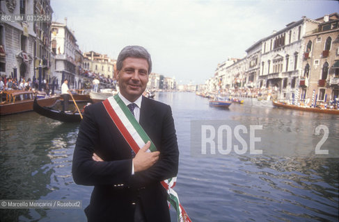 Ugo Bergamo, mayor of Venice in 1990 / Ugo Bergamo, sindaco di Venezia nel 1990 - ©Marcello Mencarini/Rosebud2