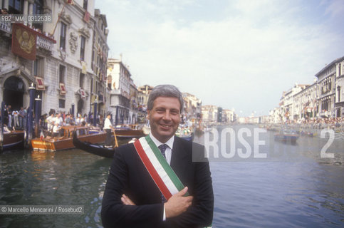 Ugo Bergamo, mayor of Venice in 1990 / Ugo Bergamo, sindaco di Venezia nel 1990 - ©Marcello Mencarini/Rosebud2