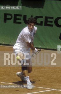 Rome, 1989. Tennis player Richard Berger / Roma, 1989. Il tennista Richard Berger - ©Marcello Mencarini/Rosebud2