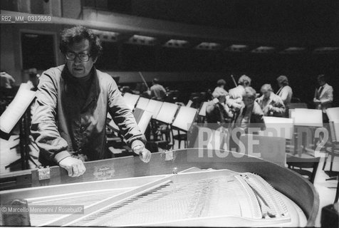Italian composer Luciano Berio (about 1980) / Il compositore Luciano Berio (1980 circa) - ©Marcello Mencarini/Rosebud2