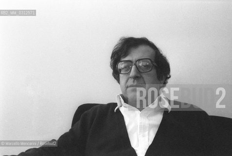 Florence, Teatro Comunale, about 1982. Italian composer Luciano Berio / Firenze, Teatro Comunale, 1982 circa, il compositore Luciano Berio - ©Marcello Mencarini/Rosebud2
