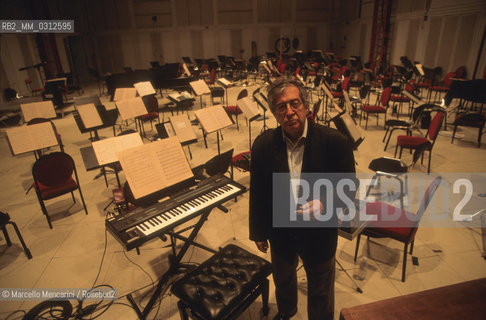 Paris, 1995. Italian composer Luciano Berio at IRCAM (Institut de Recherche et Coordination Acoustique/Musique) / Parigi, 1995. Il compositore Luciano Berio allIRCAM (Institut de Recherche et Coordination Acoustique/Musique) - ©Marcello Mencarini/Rosebud2