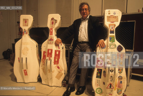 Paris, 1995. Italian composer Luciano Berio at IRCAM (Institut de Recherche et Coordination Acoustique/Musique) / Parigi, 1995. Il compositore Luciano Berio allIRCAM (Institut de Recherche et Coordination Acoustique/Musique) - ©Marcello Mencarini/Rosebud2
