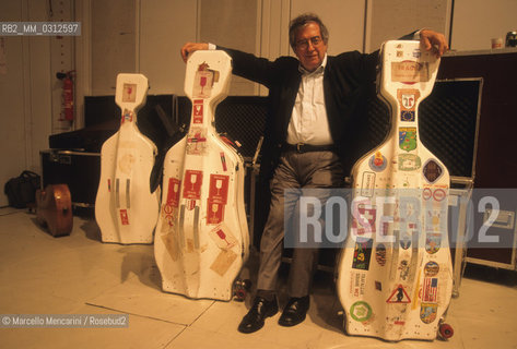 Paris, 1995. Italian composer Luciano Berio at IRCAM (Institut de Recherche et Coordination Acoustique/Musique) / Parigi, 1995. Il compositore Luciano Berio allIRCAM (Institut de Recherche et Coordination Acoustique/Musique) - ©Marcello Mencarini/Rosebud2