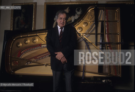 Siena, 1995. Italian composer Luciano Berio / Siena, 1995. Il compositore Luciano Berio- ©Marcello Mencarini/Rosebud2