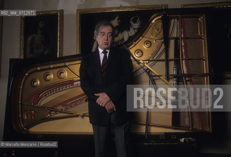 Siena, 1995. Italian composer Luciano Berio / Siena, 1995. Il compositore Luciano Berio- ©Marcello Mencarini/Rosebud2