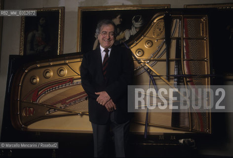 Siena, 1995. Italian composer Luciano Berio / Siena, 1995. Il compositore Luciano Berio- ©Marcello Mencarini/Rosebud2