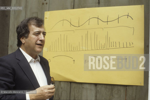Venice, 1982. Italian composer Luciano Berio / Venezia, 1982, il compositore Luciano Berio - ©Marcello Mencarini/Rosebud2