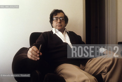 Florence, Teatro Comunale, about 1982. Italian composer Luciano Berio / Firenze, Teatro Comunale, 1982 circa. Il compositore Luciano Berio - ©Marcello Mencarini/Rosebud2