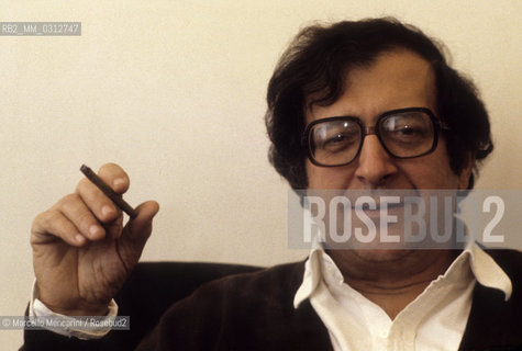 Florence, Teatro Comunale, about 1982. Italian composer Luciano Berio / Firenze, Teatro Comunale, 1982 circa. Il compositore Luciano Berio - ©Marcello Mencarini/Rosebud2