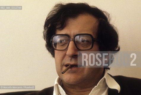 Florence, Teatro Comunale, about 1982. Italian composer Luciano Berio / Firenze, Teatro Comunale, 1982 circa. Il compositore Luciano Berio - ©Marcello Mencarini/Rosebud2