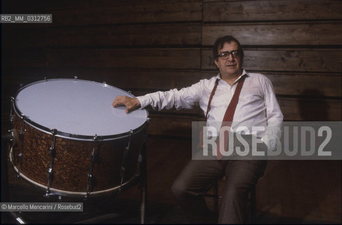 Florence, Teatro Comunale, about 1982. Italian composer Luciano Berio / Firenze, Teatro Comunale, 1982 circa. Il compositore Luciano Berio - ©Marcello Mencarini/Rosebud2