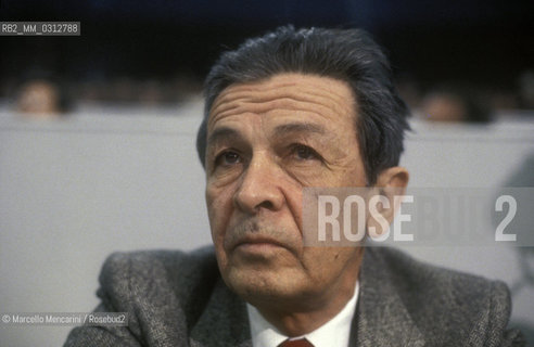 Rome, 1979, 15th National Congress of the Italian Communist Party. Secretary Enrico Berlinguer / Roma, 1979. XXv° Congresso del partito Comunista Italiano. Il segretario Enrico Berlinguer - ©Marcello Mencarini/Rosebud2