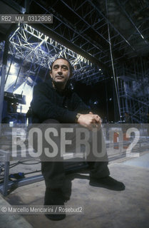 Italian set designer Umberto Bertacca, 1991 / Lo scenografo Umberto Bertacca, 1991 - ©Marcello Mencarini/Rosebud2