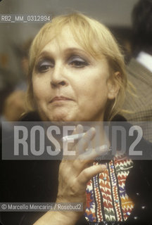 Italian actress Laura Betti, about 1985 / Lattrice Laura Betti, 1985 circa - ©Marcello Mencarini/Rosebud2