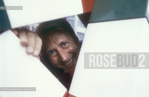 Italian sport journalist Aldo Biscardi, 1990 / Il giornalista sportivo Aldo Biscardi, 1990 - ©Marcello Mencarini/Rosebud2