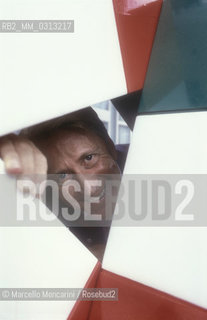 Italian sport journalist Aldo Biscardi, 1990 / Il giornalista sportivo Aldo Biscardi, 1990 - ©Marcello Mencarini/Rosebud2