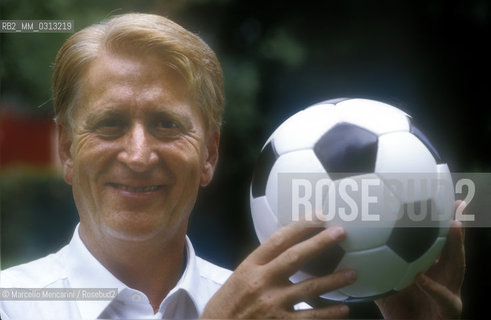 Italian sport journalist Aldo Biscardi, 1990 / Il giornalista sportivo Aldo Biscardi, 1990 - ©Marcello Mencarini/Rosebud2
