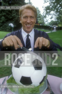 Italian sport journalist Aldo Biscardi, 1990 / Il giornalista sportivo Aldo Biscardi, 1990 - ©Marcello Mencarini/Rosebud2