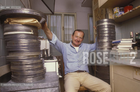 Rome, 1995. Italian journalist Gianni Bisiach / Roma, 1995. Il giornalista Gianni Bisiach - ©Marcello Mencarini/Rosebud2