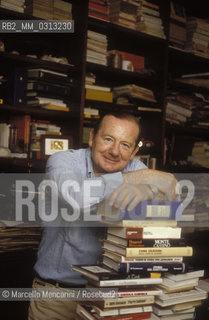 Rome, 1995. Italian journalist Gianni Bisiach / Roma, 1995. Il giornalista Gianni Bisiach - ©Marcello Mencarini/Rosebud2