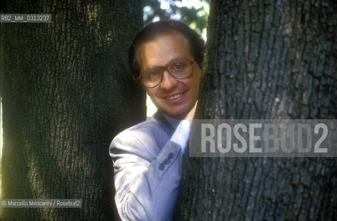 Italian journalist Luigi Bisignani, 1988 / Il giornalista Luigi Bisignani, 1988 - ©Marcello Mencarini/Rosebud2