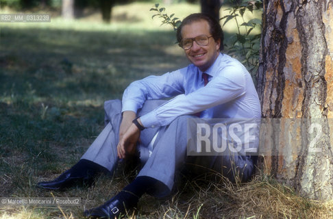 Italian journalist Luigi Bisignani, 1988 / Il giornalista Luigi Bisignani, 1988 - ©Marcello Mencarini/Rosebud2