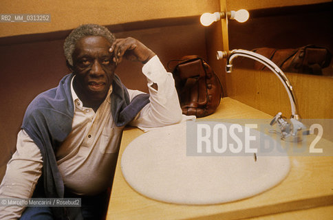 American jazz drummer Art Blakey (about 1984) / Il batteriata jazz Art Blakey (1984 circa) - ©Marcello Mencarini/Rosebud2